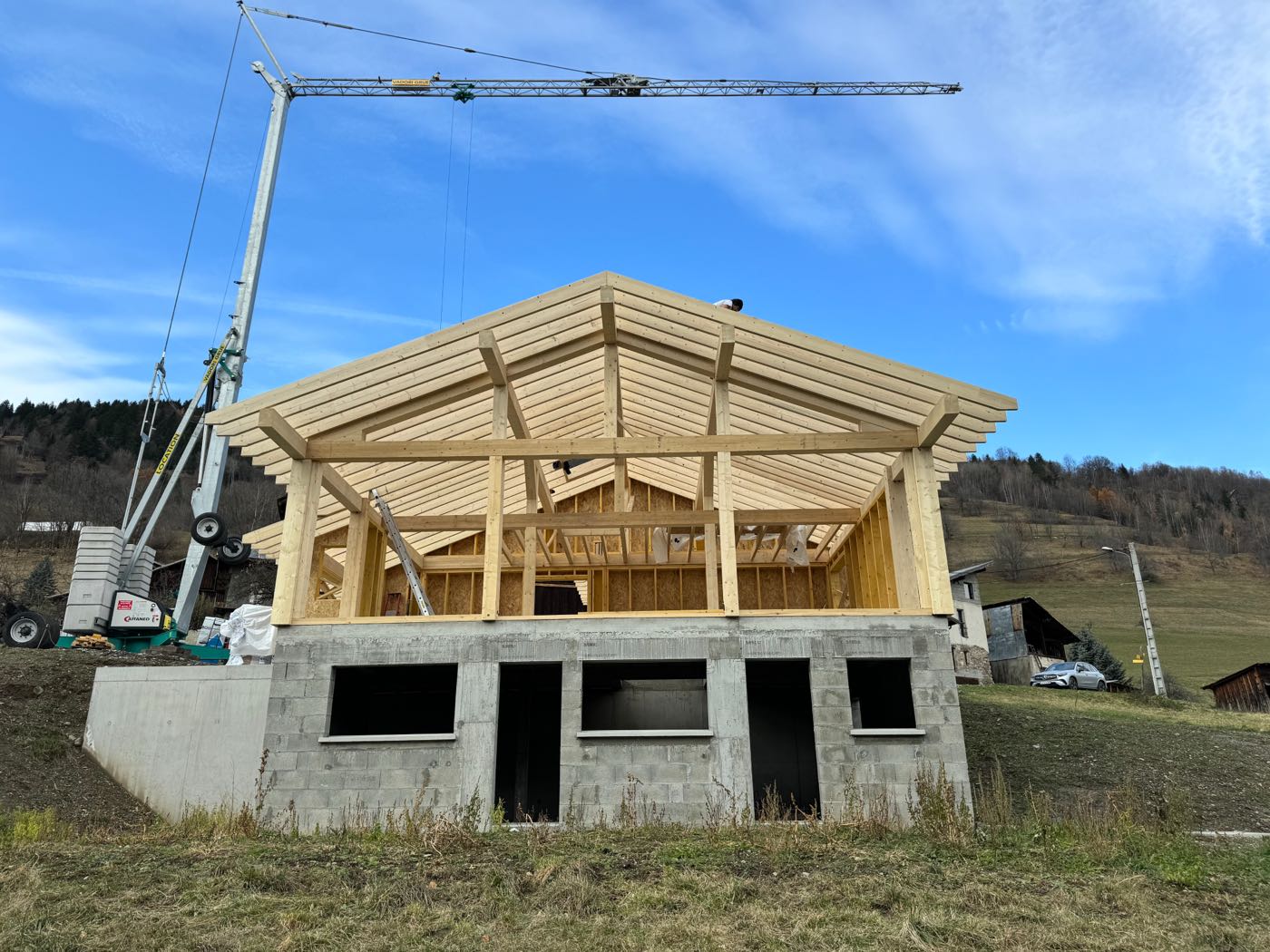 Ossature bois pour constructions neuves et extensions